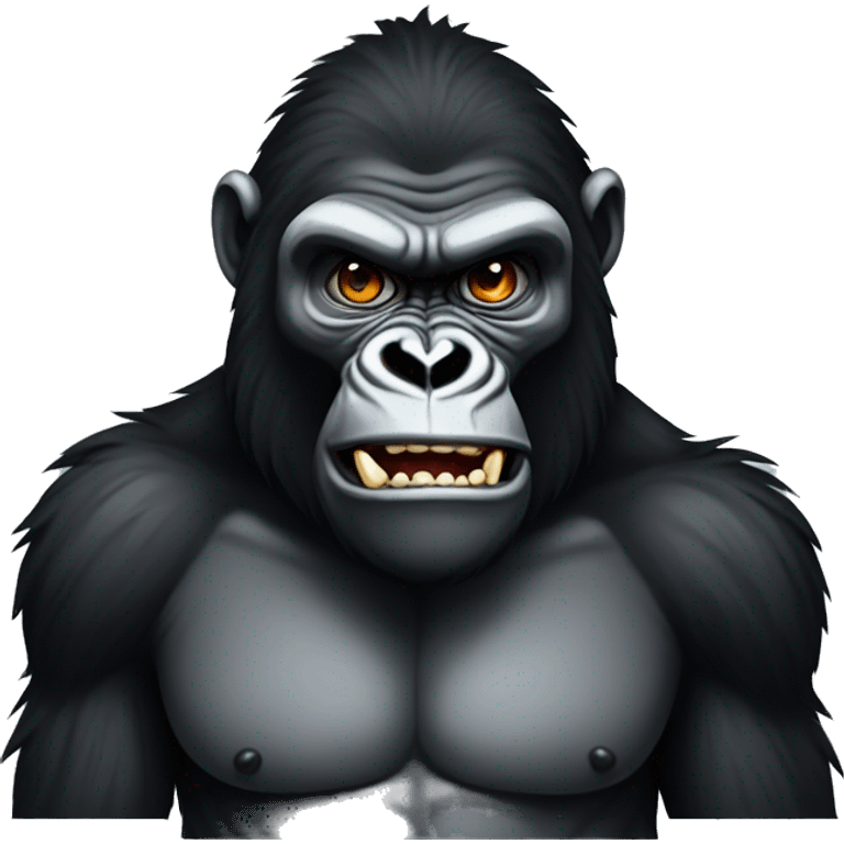 badass gorilla emoji