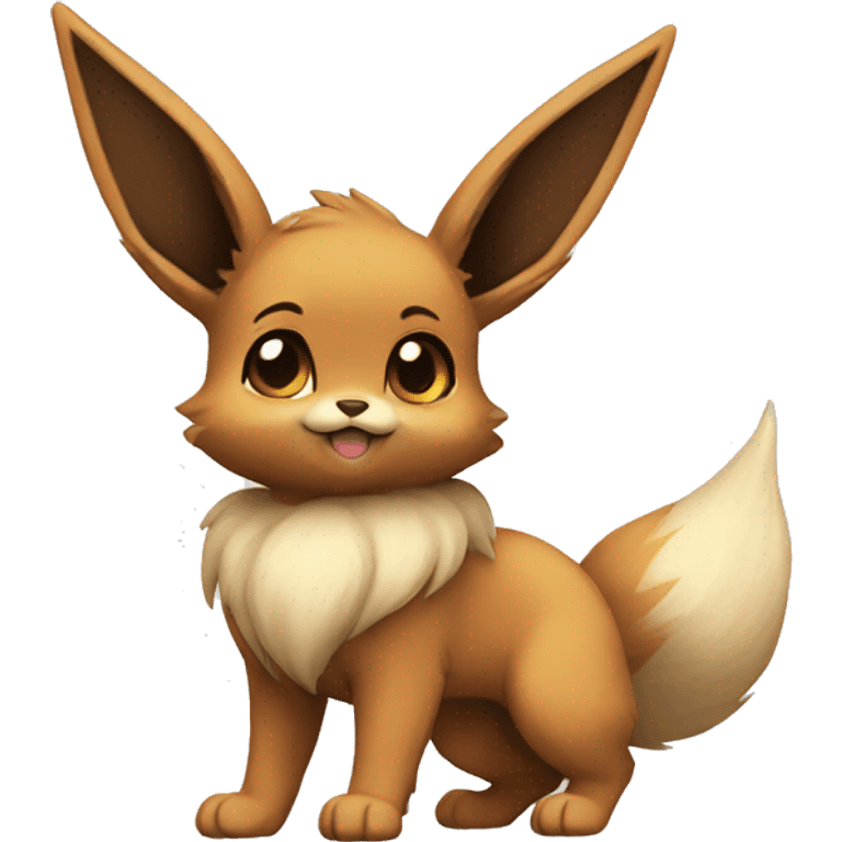 Chibi Eevee full body emoji