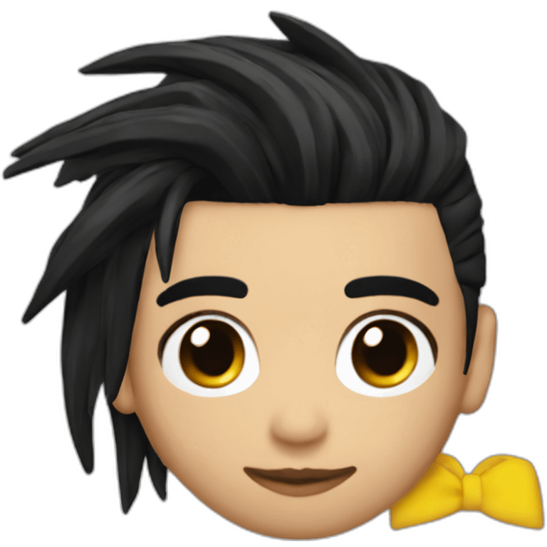 Bill Kaulitz Black highlights emoji