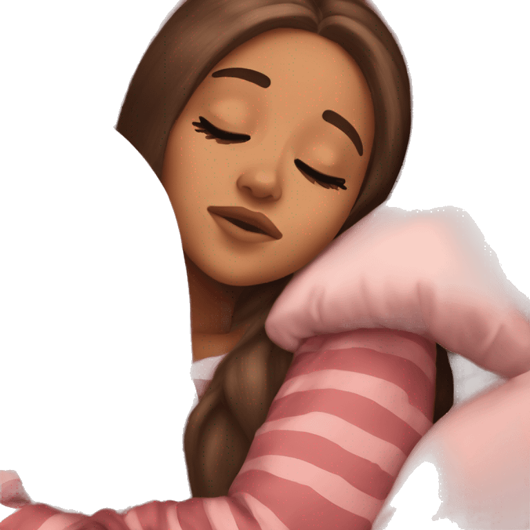 Ariana Grande sleeping emoji