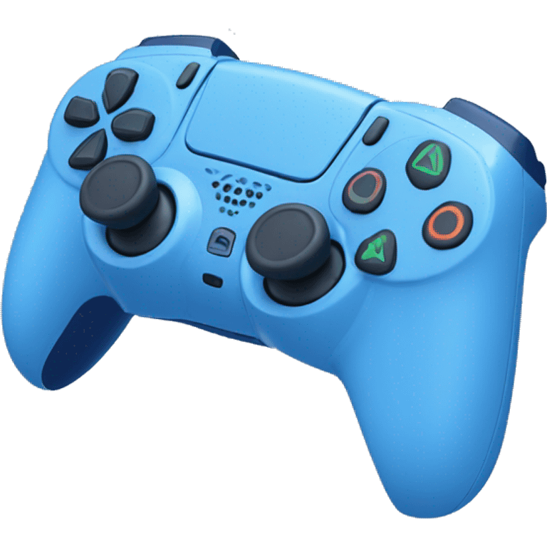 Blue ps5 controller  emoji