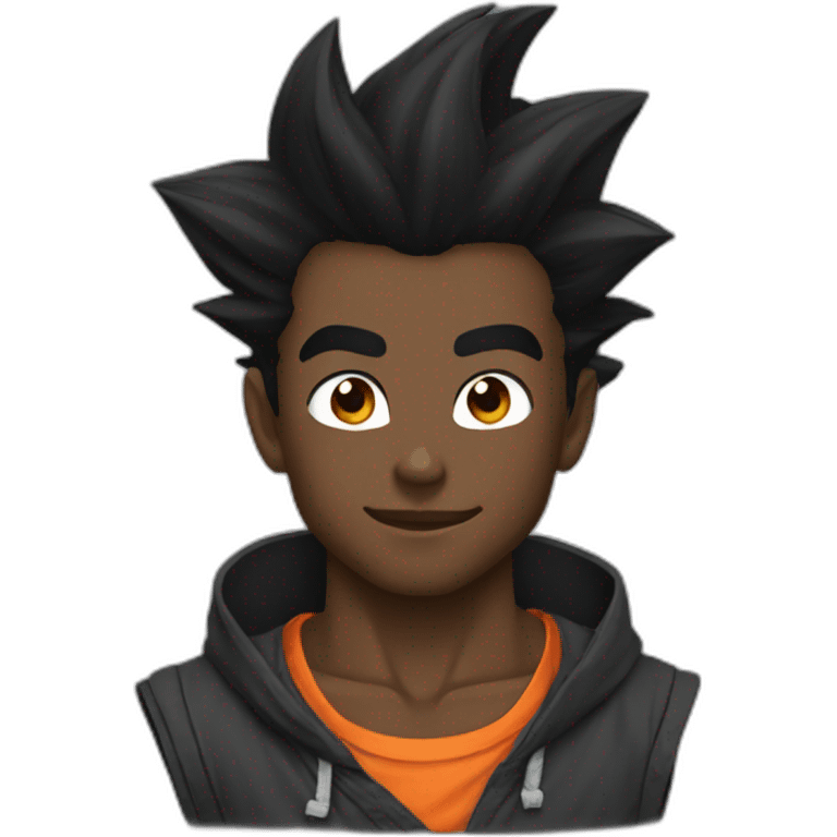 Black Goku emoji