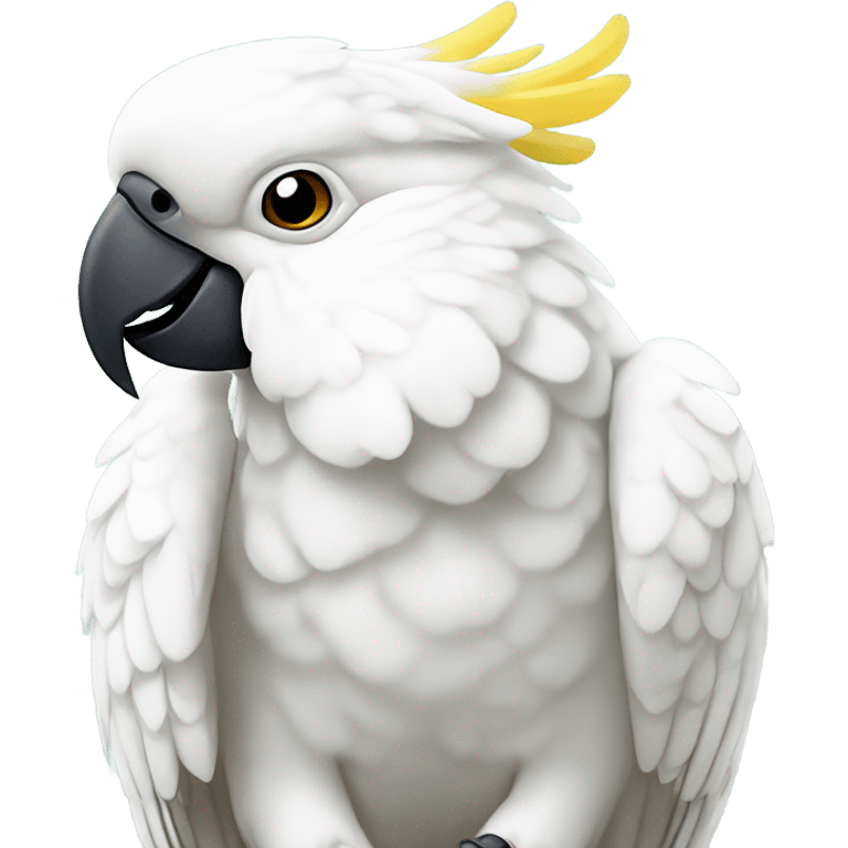 Sulphur crested cockatoo emoji