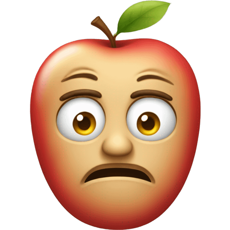 Classic Apple emoji Disgusted  emoji