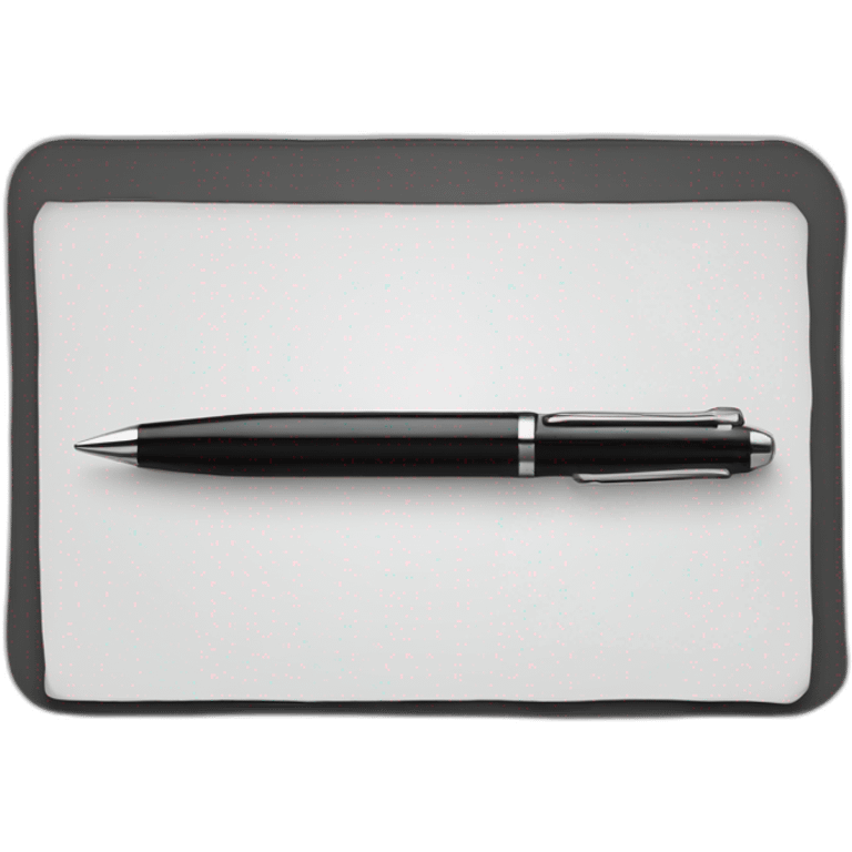 black border transparent pen edit field emoji