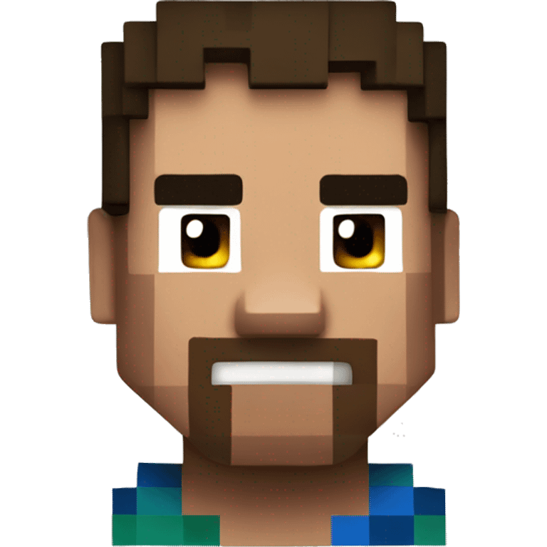 Minecraft Steve emoji