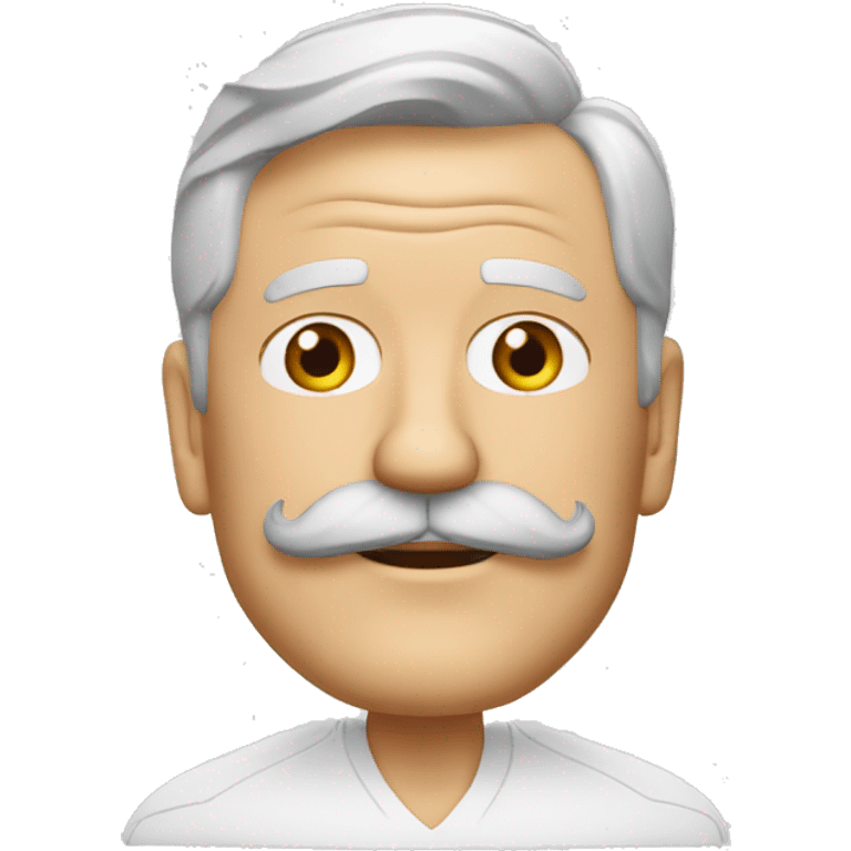 Kansas City chiefs coach white older man with mustache emoji