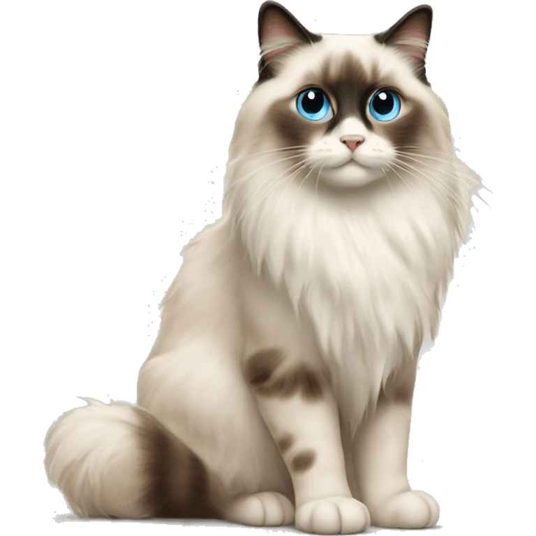 ragdoll cat PROUD WALK emoji