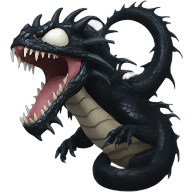 venom symbiote dragon emoji