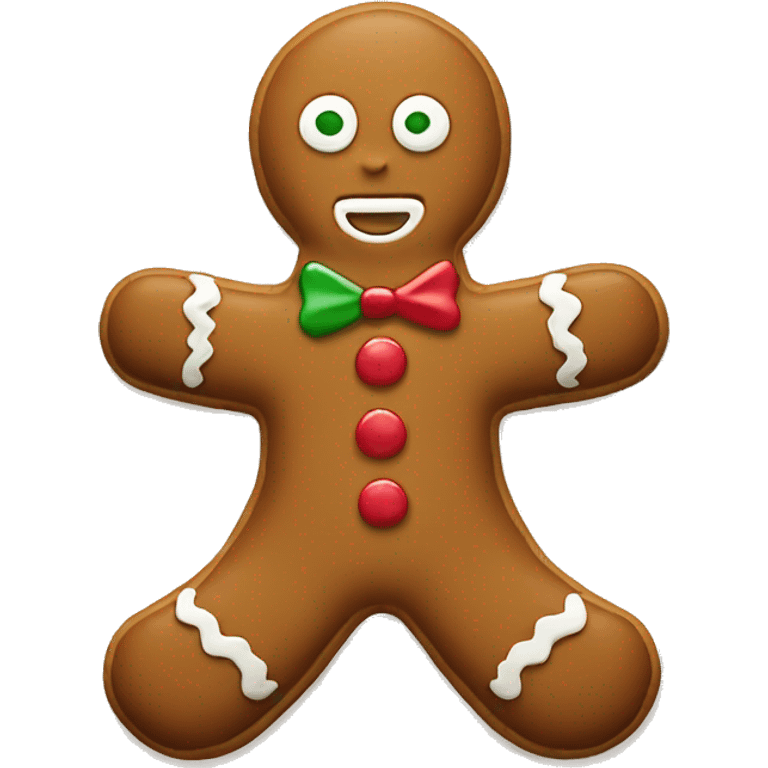 gingerbread man emoji