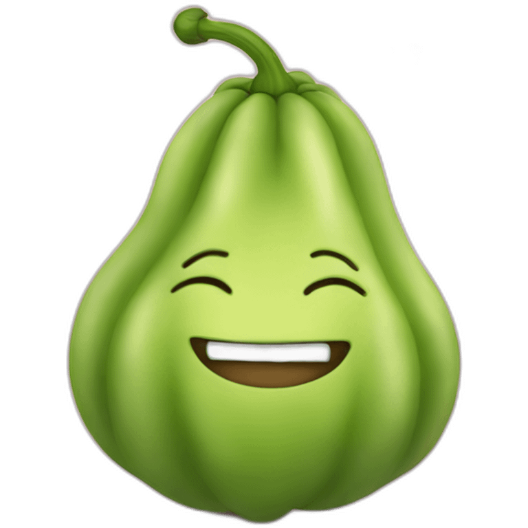 chayote in love emoji