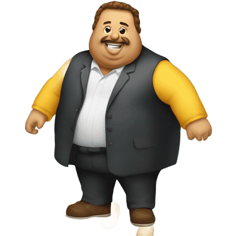 Corndog fat guy emoji