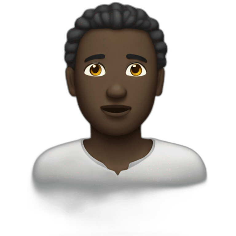 Mamadou qui pleure emoji