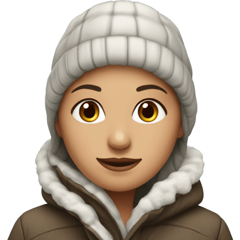 Woman In winter ￼ emoji