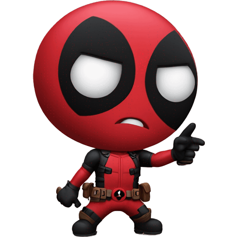 Deadpool in spac emoji