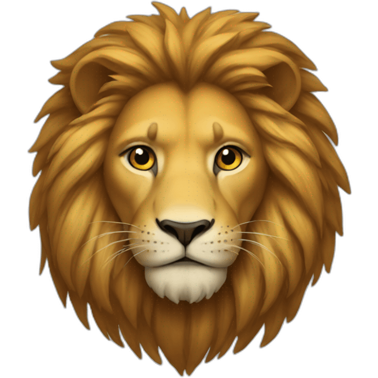 Real lion emoji