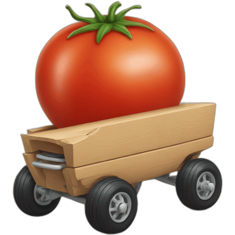 tomato with 4 wheels emoji