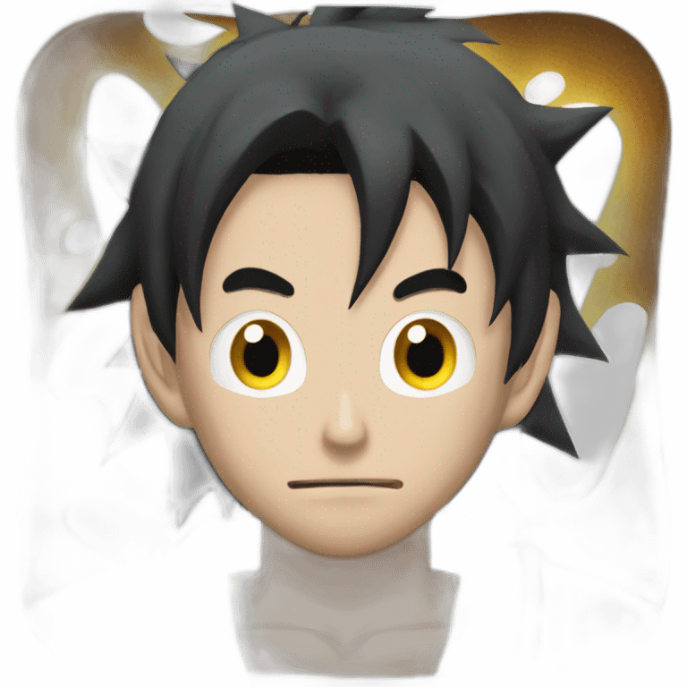 San goku déguisé en itachi emoji