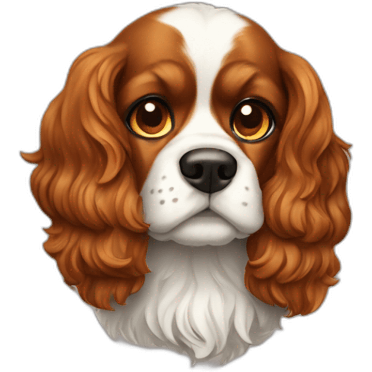 Chevalier King Charles dog emoji