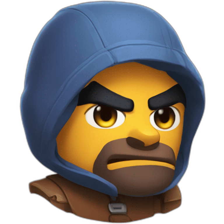 Corbac de Brawl stars qui fait caca emoji