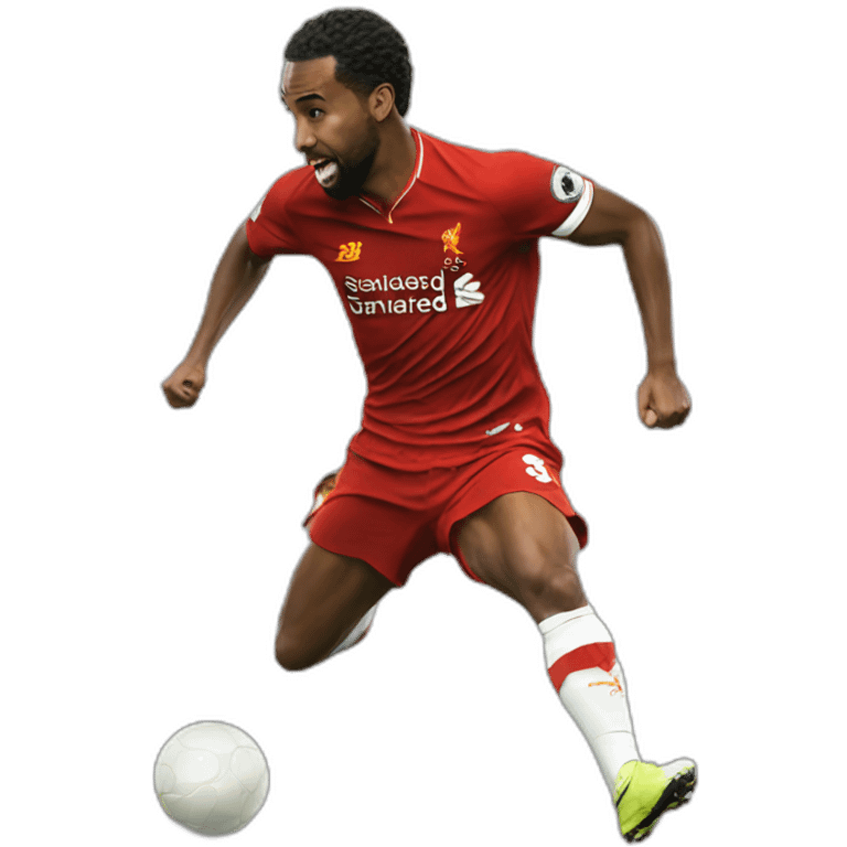 liverpool player running emoji