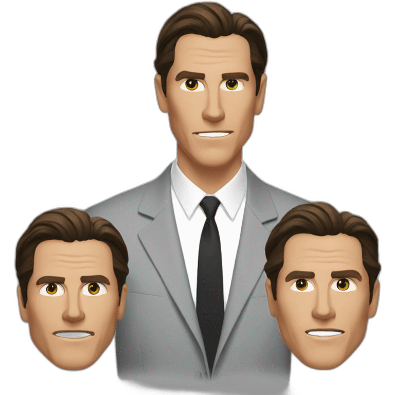 Christan Bale american psycho emoji