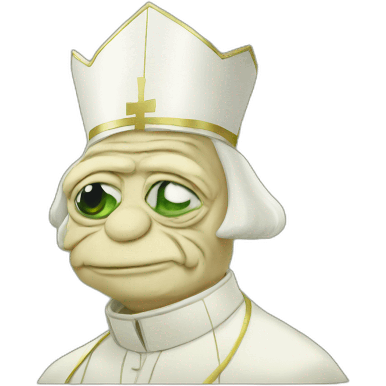 pope Pepe frog emoji