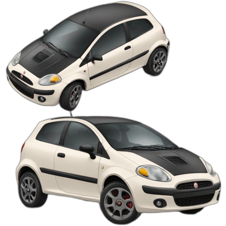 alive fiat punto like in the cars movie emoji