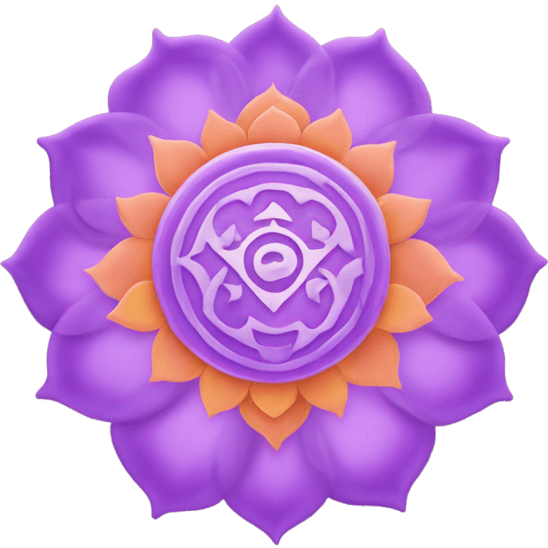 Sahasrara chakra detailed emoji