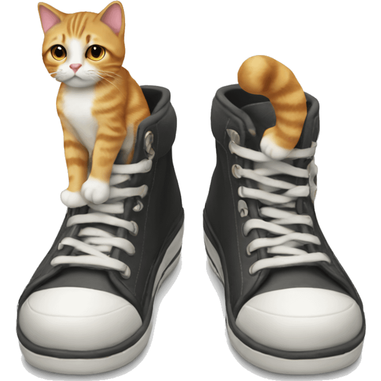 cat in the shoes  emoji