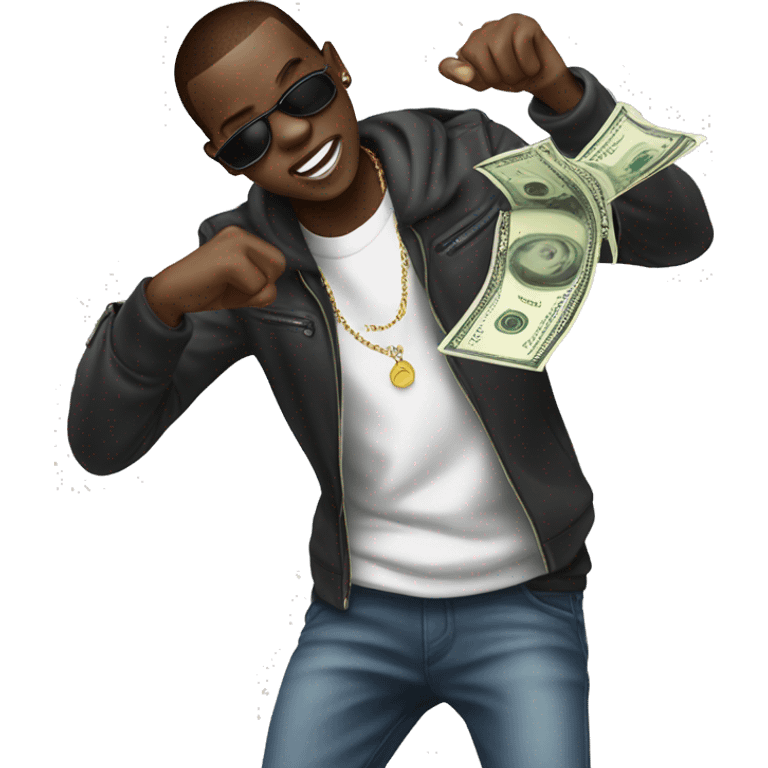 Bobby shmurda doing the money dance emoji