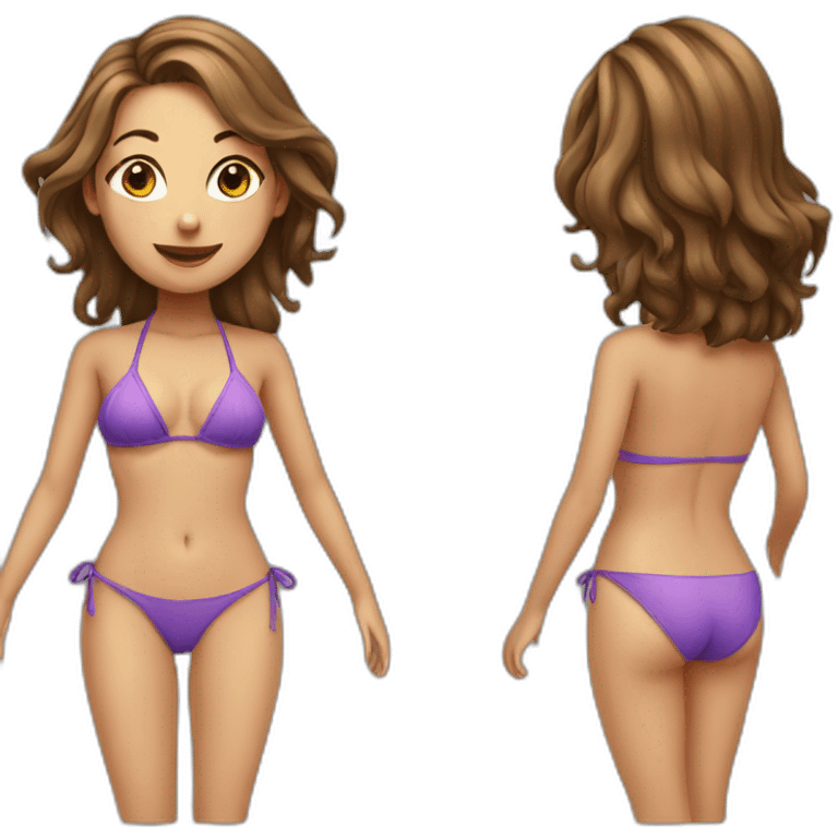 girl in bikini emoji