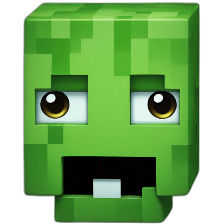 Minecraft creeper emoji