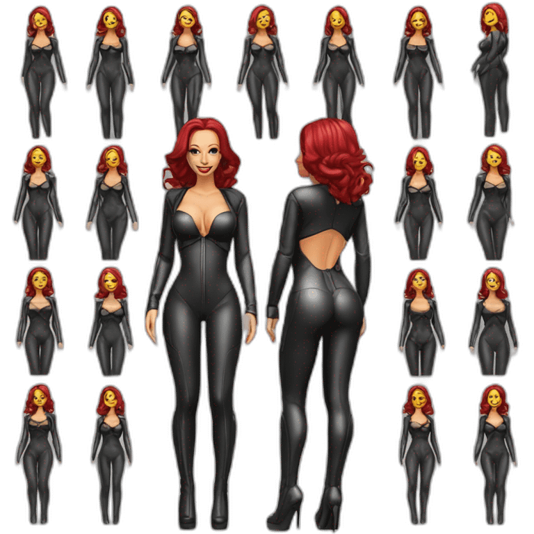 Bianca Beauchamp hyperréalisme full body emoji