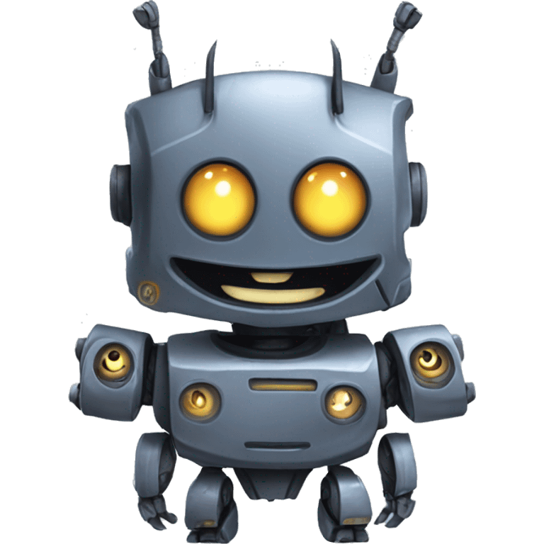 Robot with emotions , robot name is incubat3 emoji