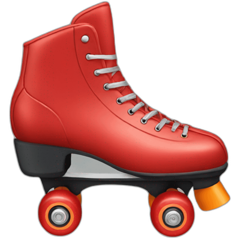 red roller skate emoji