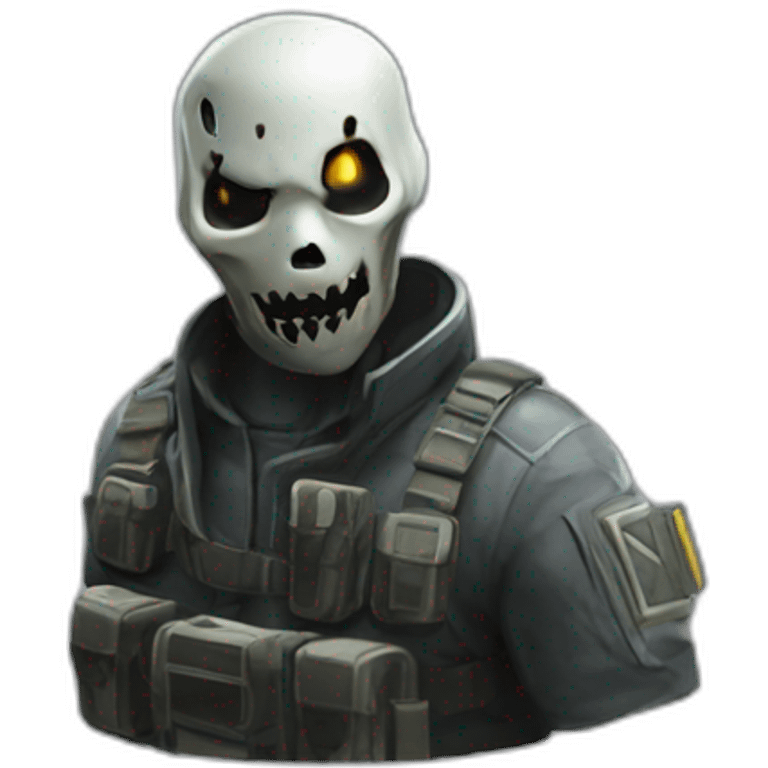 Agent ghost call of duty  emoji