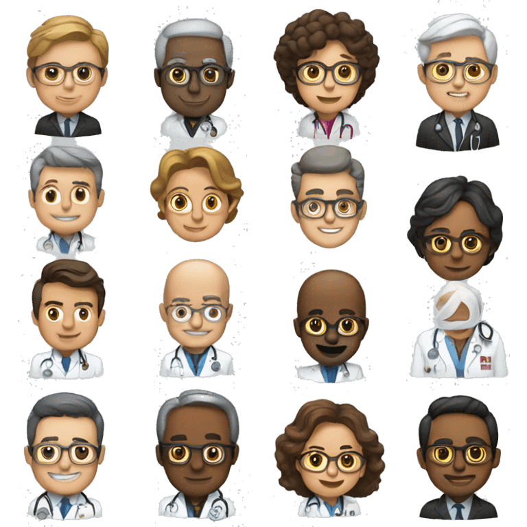 grupo de doctores emoji