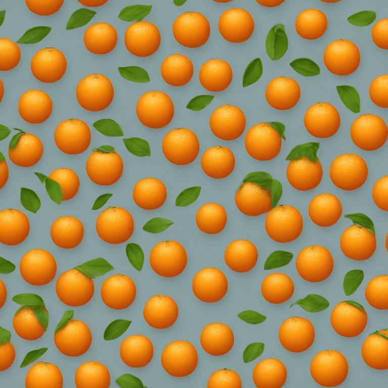 Orange fruit emoji