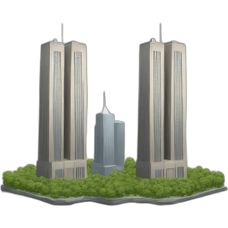 New York Twin towers emoji