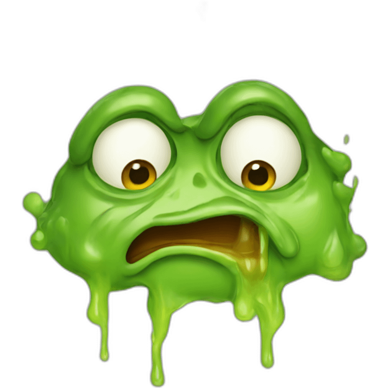 melting-face-pepe emoji