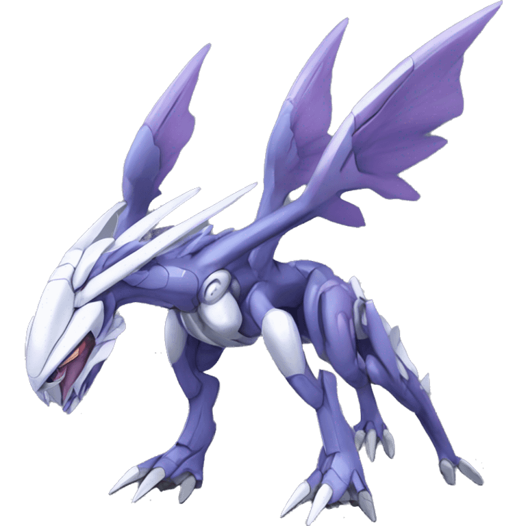  Cool Cute Edgy Futuristic Ethereal Digimon-Genesect-Dialga-Reptile full body emoji