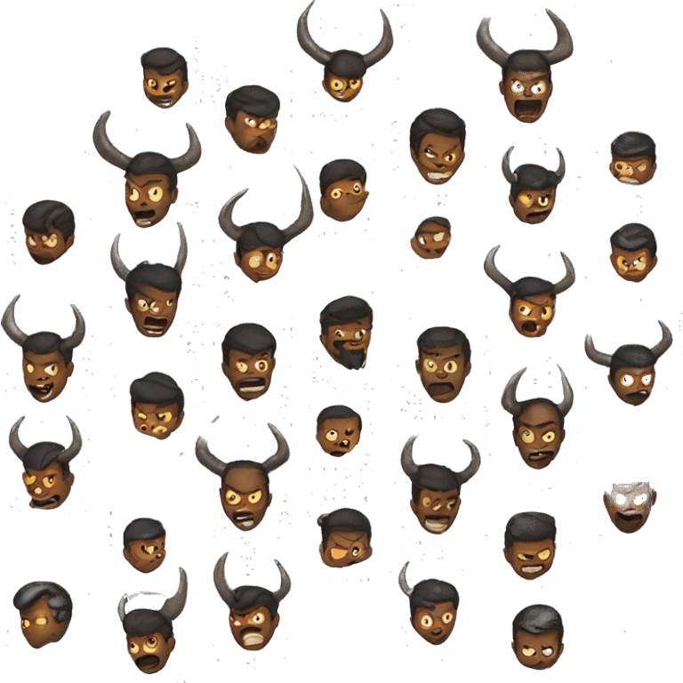 Evil horns  emoji