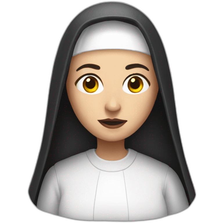 The nun emoji