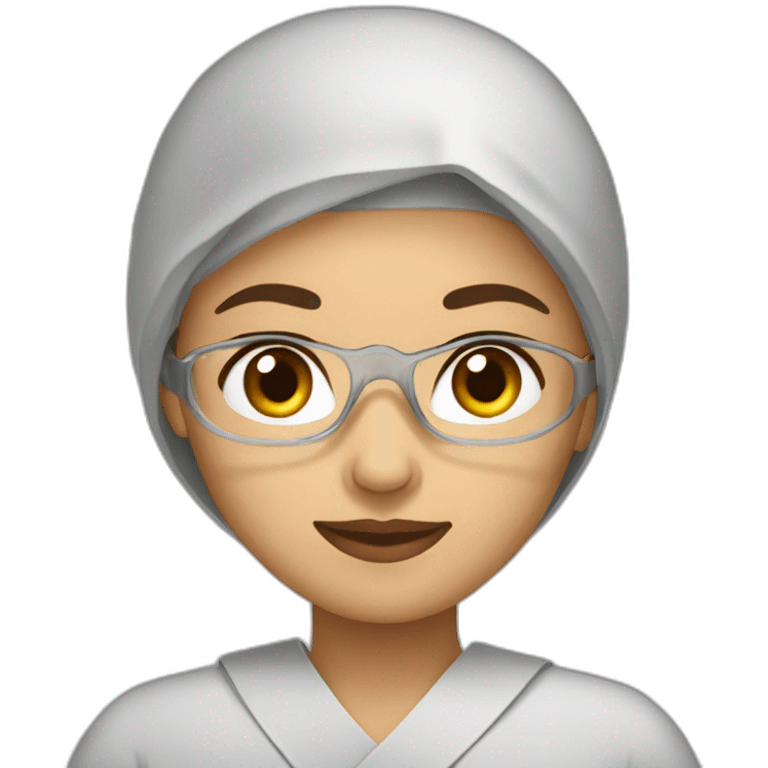 femme infirmière musulmane emoji