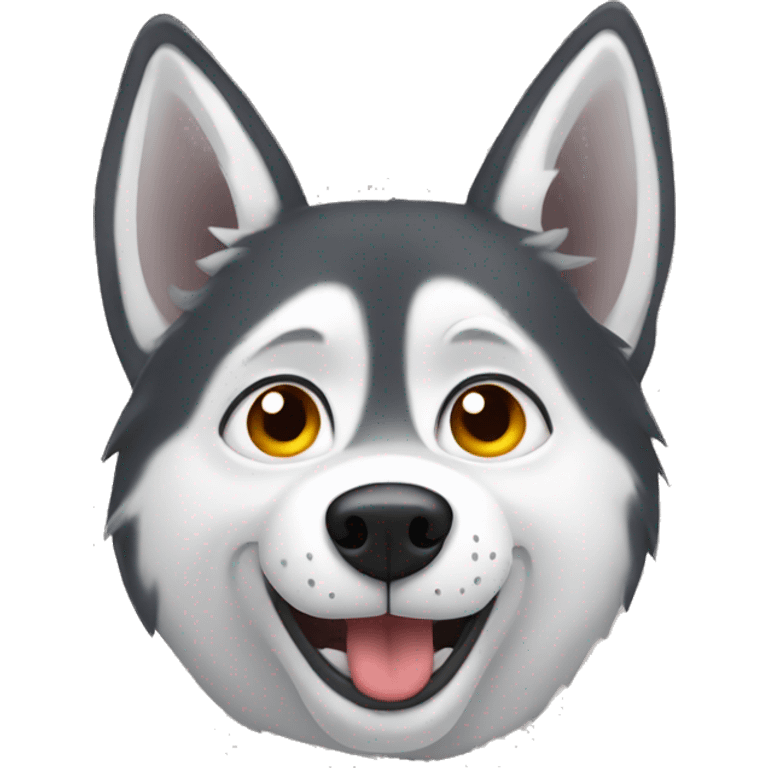 Smelly husky  emoji