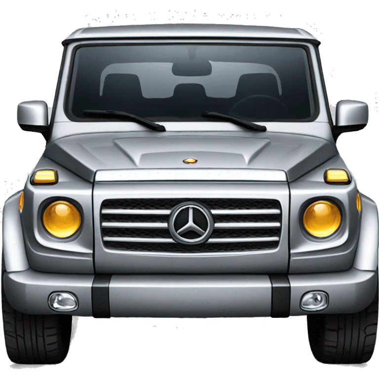 Silver g wagon  emoji