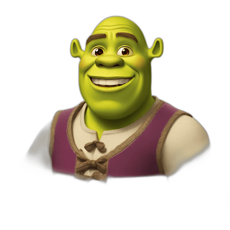 shrek in new year emoji