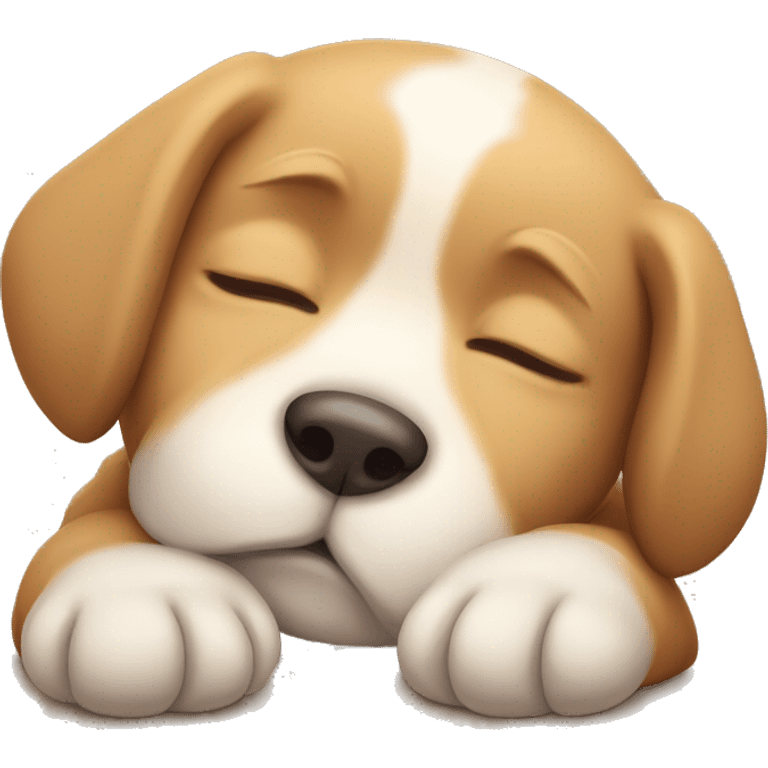 Sleepy puppy emoji