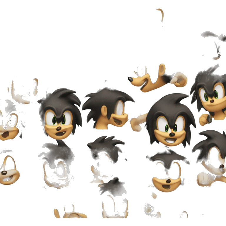 Sonic the hedgehog emoji